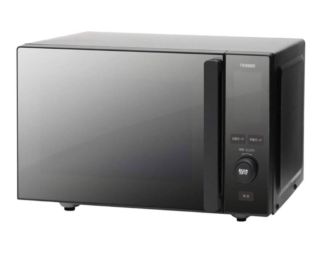 ⚠️11/10に削除　TWINBIRD(ツインバード)電子レンジ【ブラックミラー】