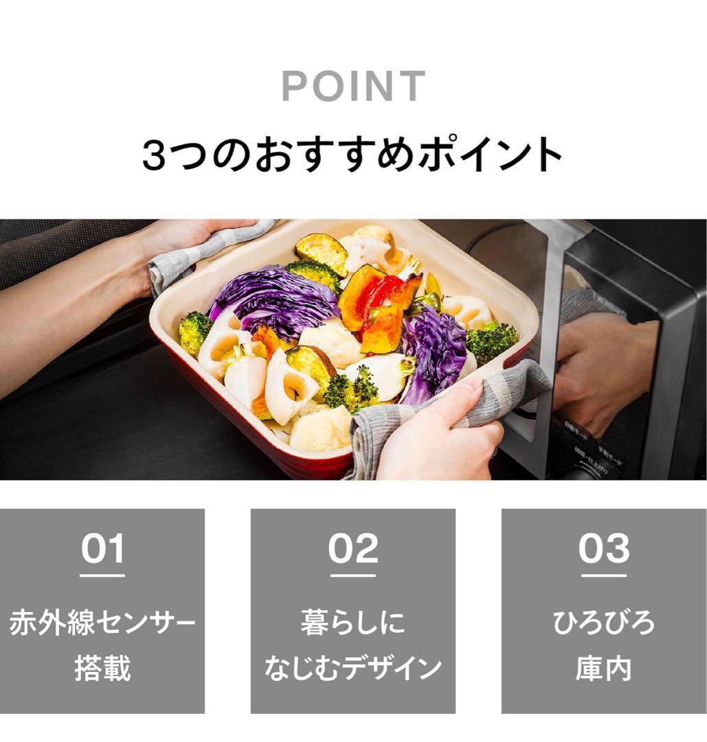 ⚠️11/10に削除　TWINBIRD(ツインバード)電子レンジ【ブラックミラー】