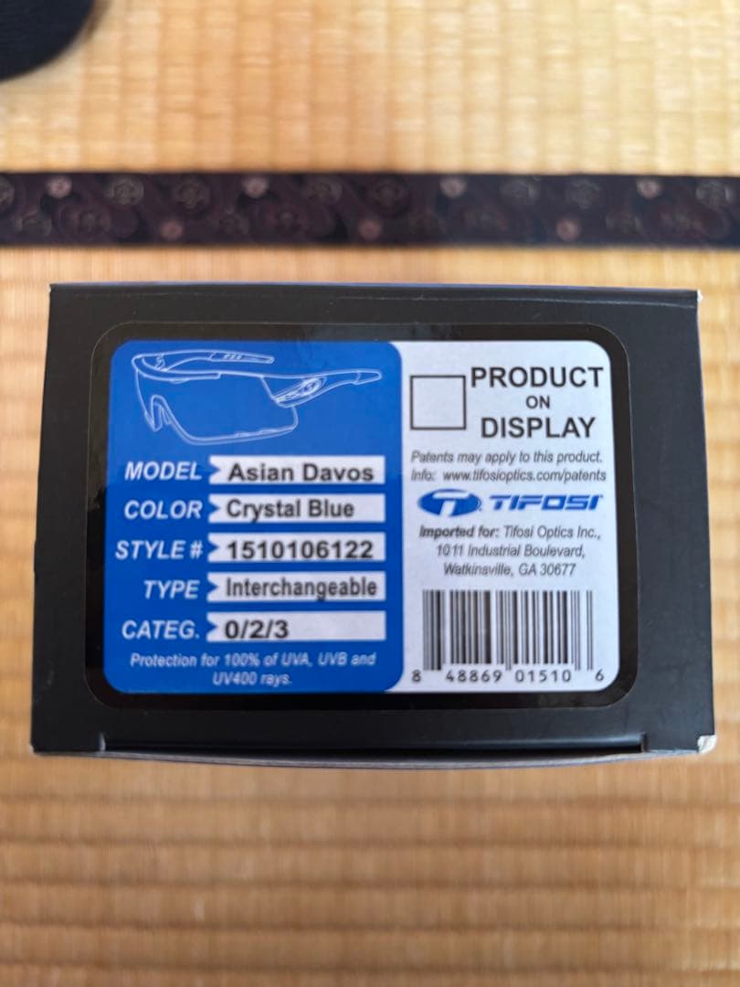 Tifosi Asian Davos サングラス Crystal Blue