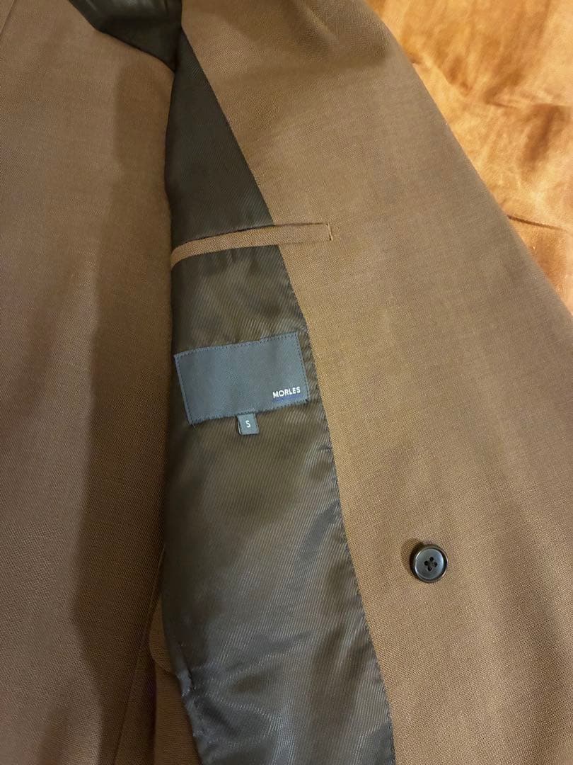 4つボタン ブラウン ダブルセットアップ