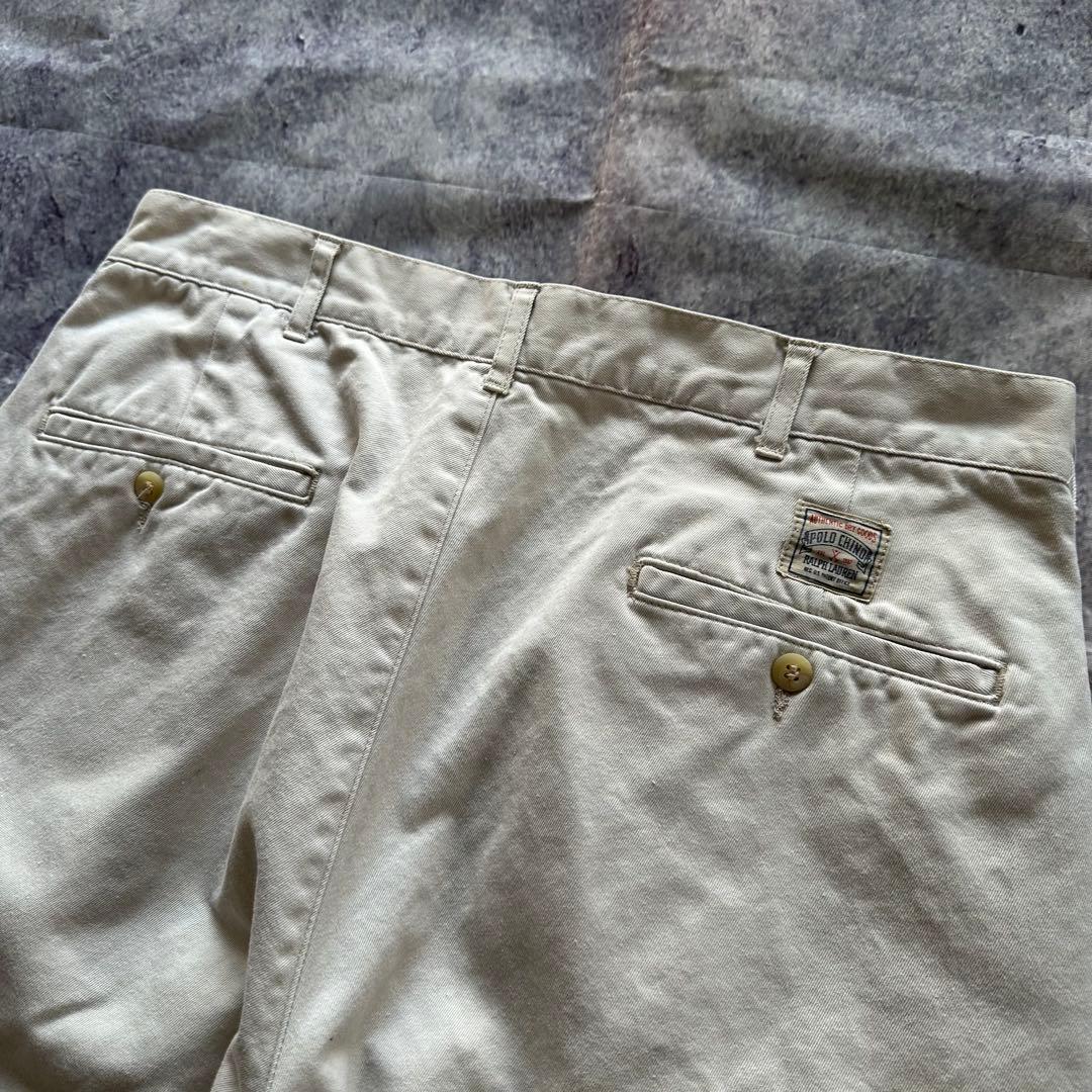【初期タグ】Polo by RalphLauren ポロチノ ツータック W34