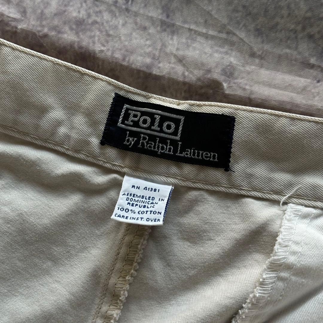 【初期タグ】Polo by RalphLauren ポロチノ ツータック W34