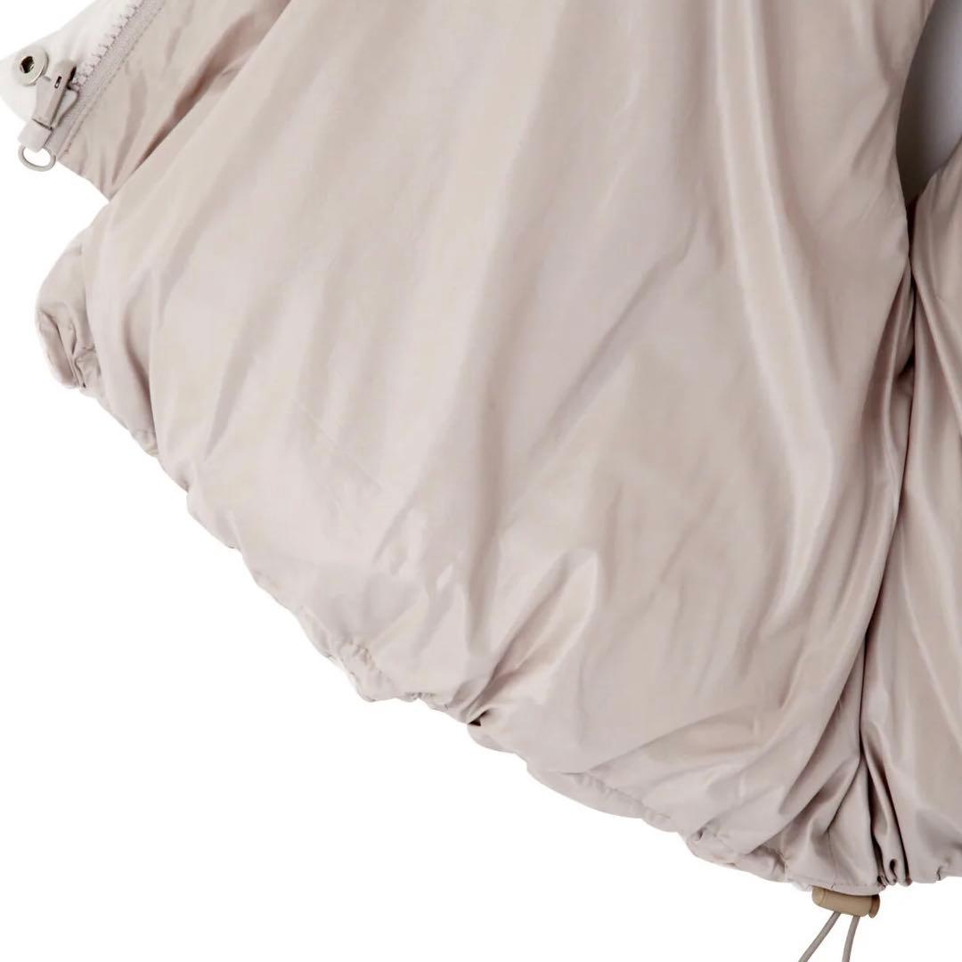 LE PHIEL ルフィル リバーシブルボリュームダウンベスト ベージュ