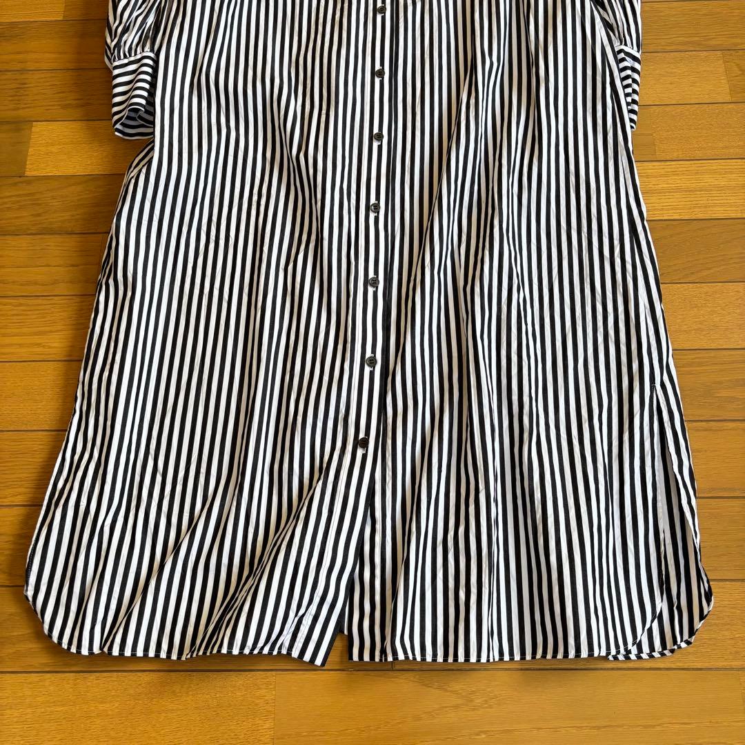 ADORE アドーア シャツワンピース ストライプ ボリューム袖 サイズ38