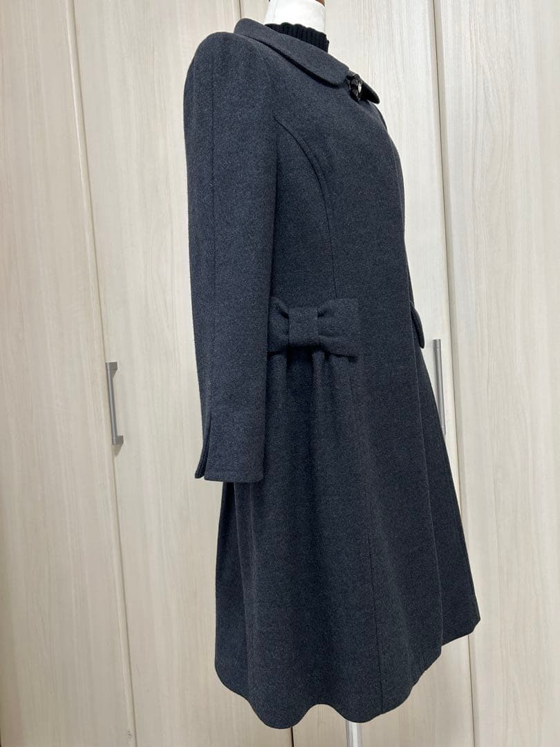 M'sグレイシー　リボン♡ウールコート 40 美品