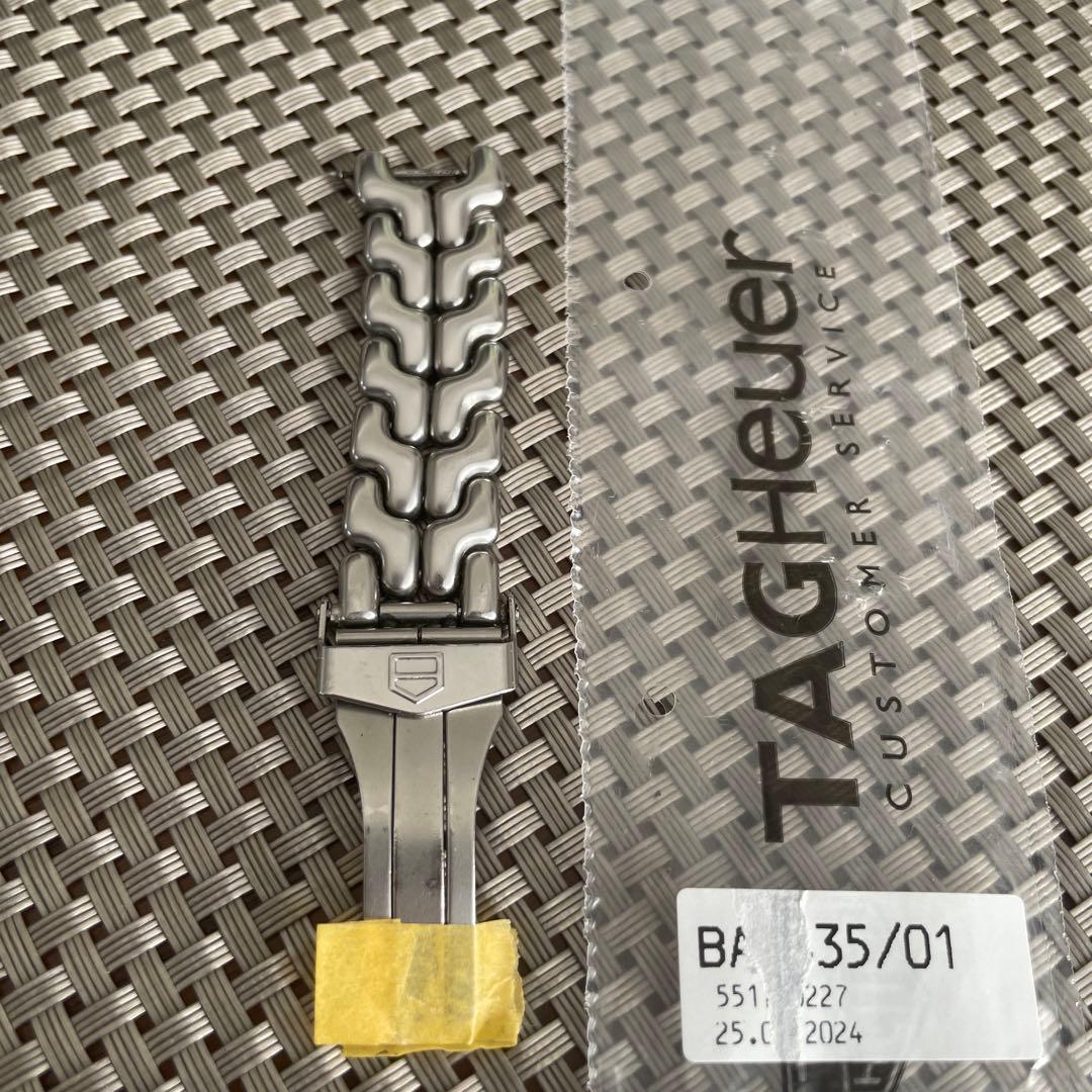 【純正】旧型タグホイヤー ステンレススチールウォッチ　ベルトパーツ