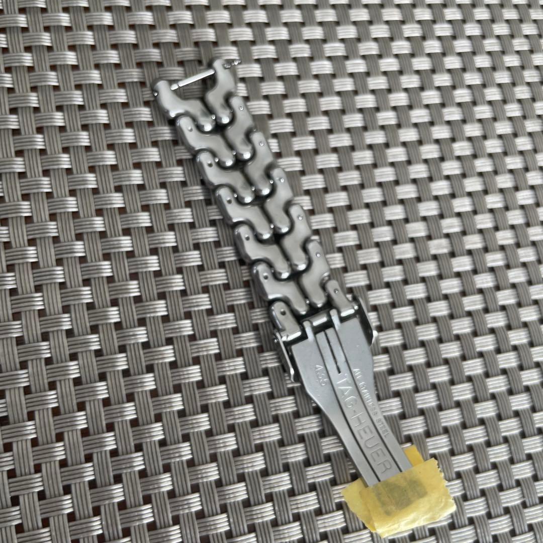 【純正】旧型タグホイヤー ステンレススチールウォッチ　ベルトパーツ