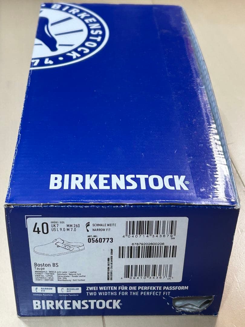 BIRKENSTOCK ボストン トープ 40 ナロー幅 26cm ビルケン