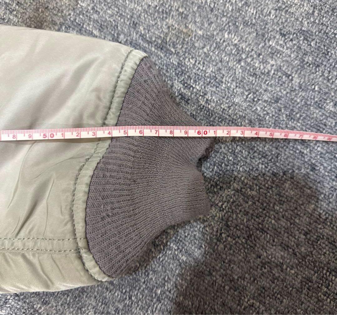 ALPHA INDUSTRIES 80s 三本タグMA-1 シルバー