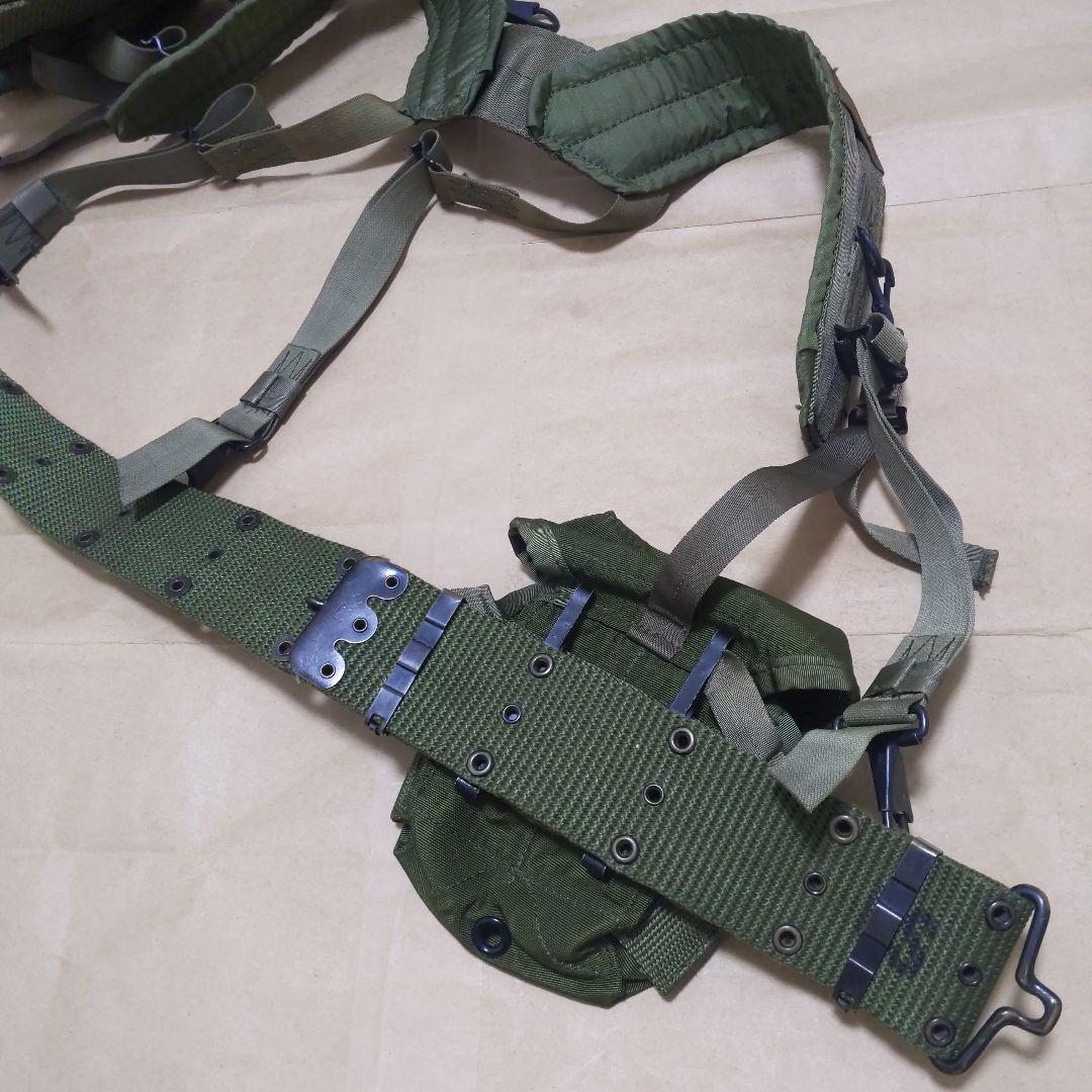 アメリカ陸軍M67装備 ベルト/サスペンダ― /マガジンポーチ 実物放出良品