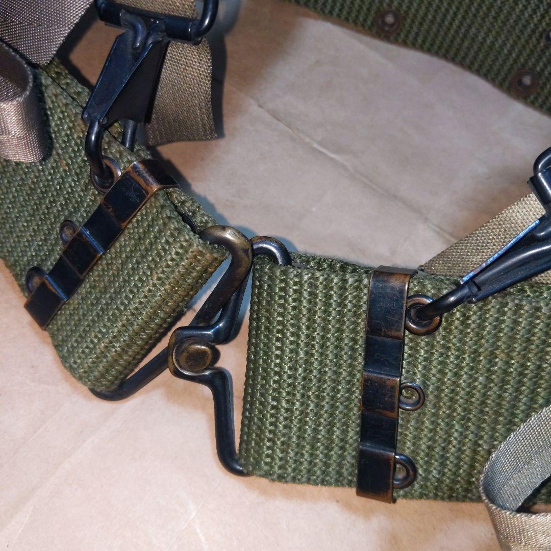 アメリカ陸軍M67装備 ベルト/サスペンダ― /マガジンポーチ 実物放出良品