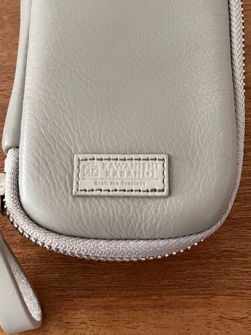 【美品】スマートキーケース 【Kees[キース]グレー】カワニシカバン