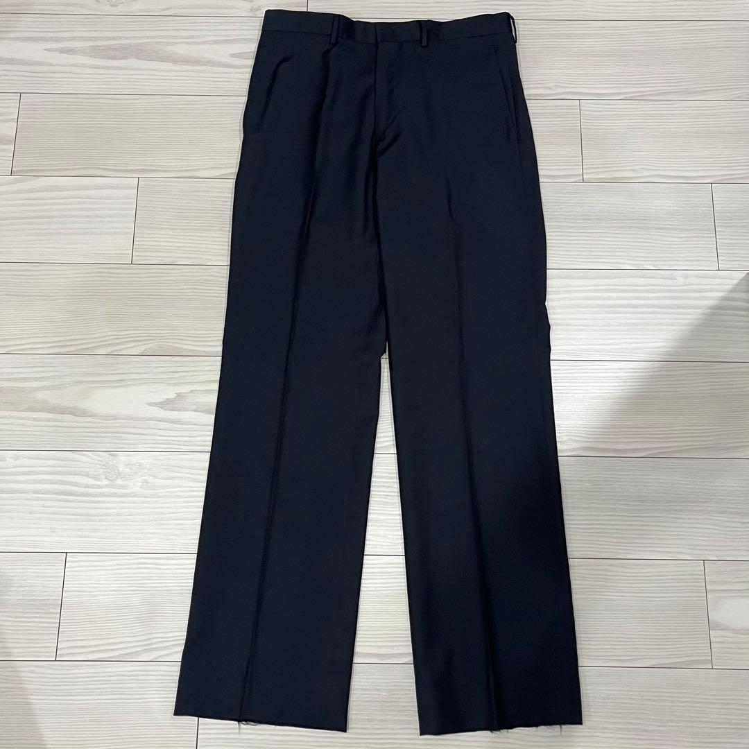 パンツ PRADA / Navy Wool Wide Slacks / 09ss