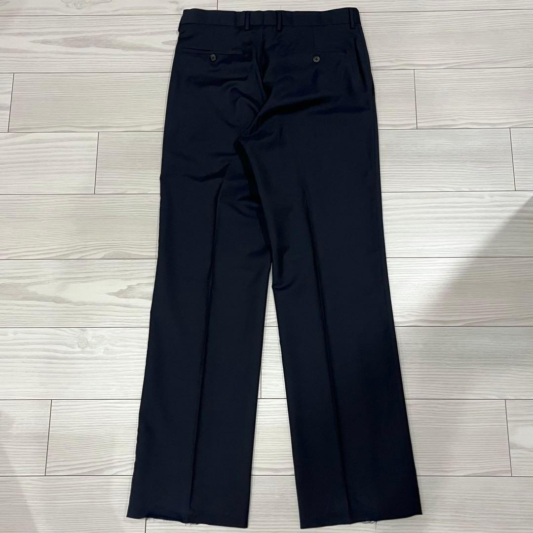 パンツ PRADA / Navy Wool Wide Slacks / 09ss