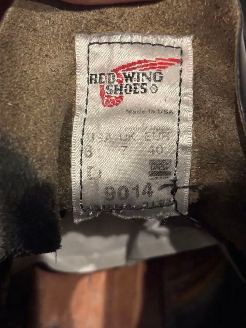 希少　廃盤初期モデルRedwing 9014 ベックマン　ブラックフェザー