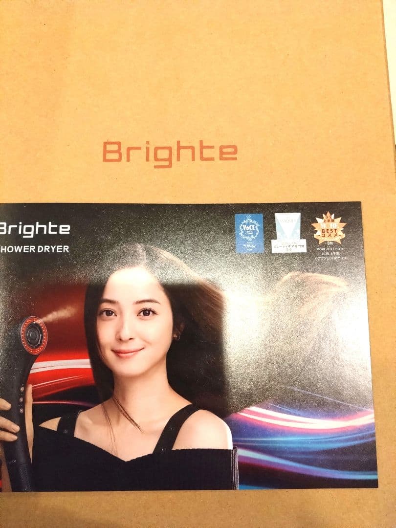 Brighte シャワードライヤー（ピンク）　クレンジング土シートマスクセット