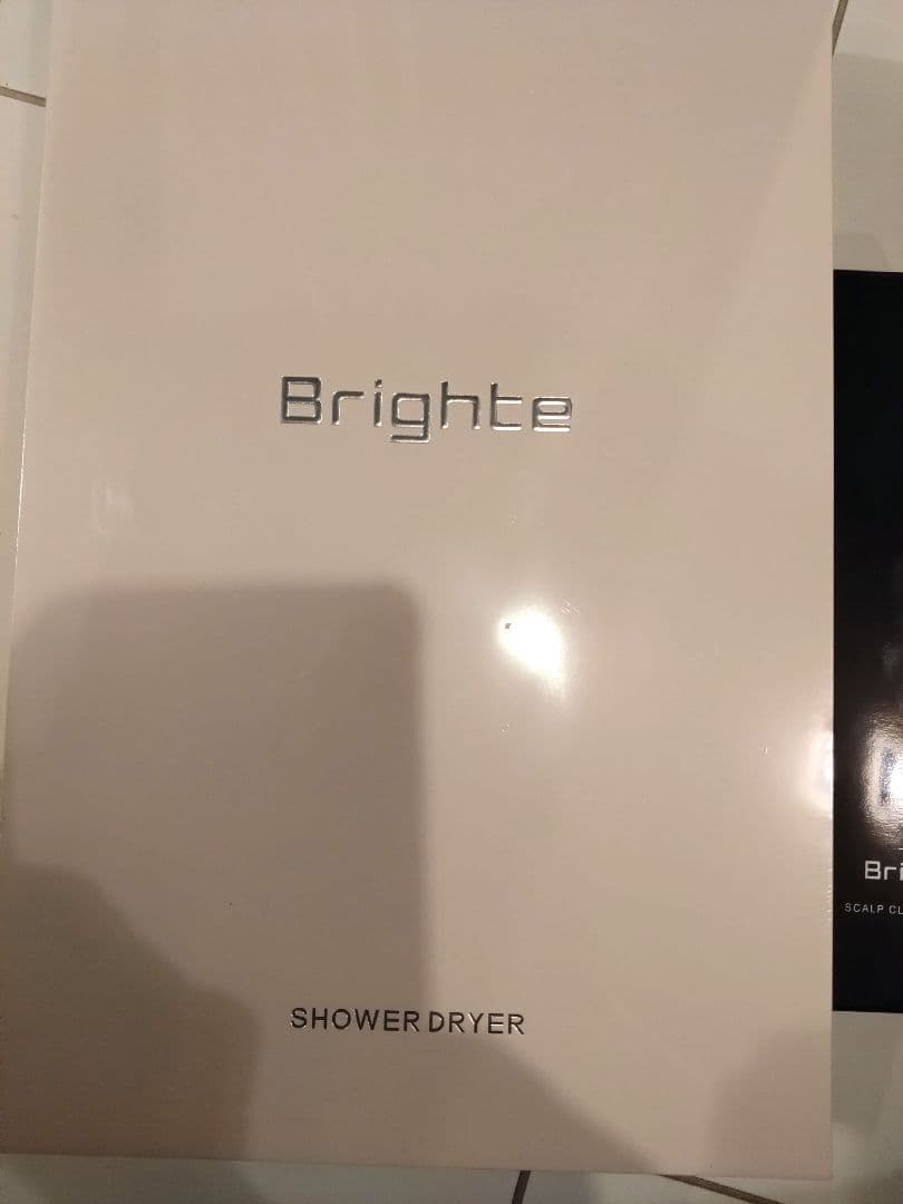 Brighte シャワードライヤー（ピンク）　クレンジング土シートマスクセット