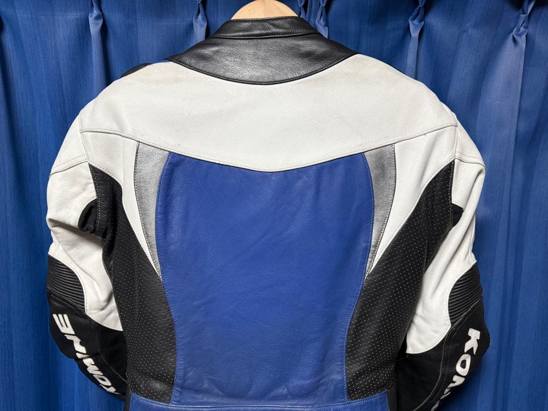 KOMINE MFJ公認 セパレート レザー レーシングスーツ 革ツナギ L