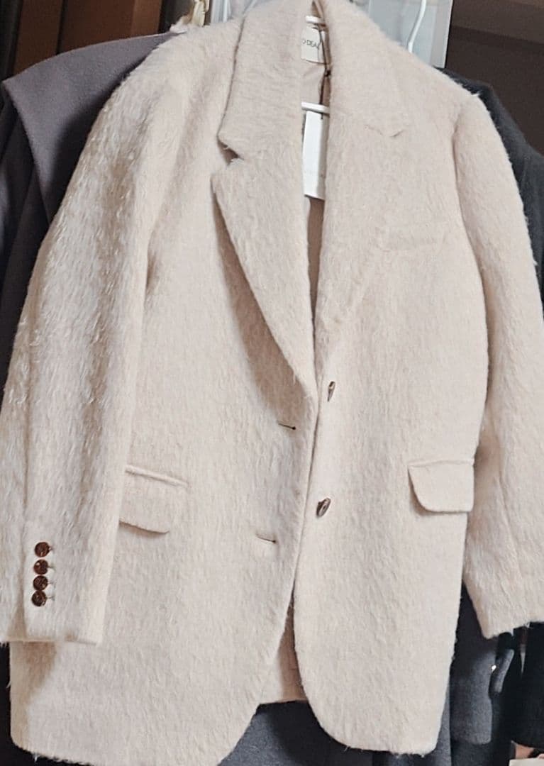 COCODEAL ココディール ウールシャギージャケットサイズ1