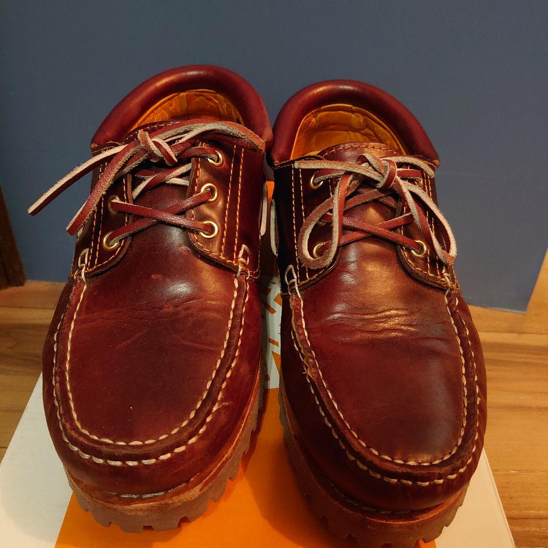 Timberland 3eye クラシックラグ バーガンディー 箱付き