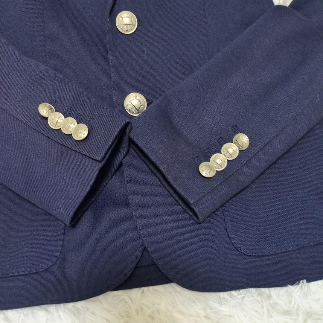 極美品　ラルフローレン　紺ブレザー 金ボタン　ワッペン　S　ネイビー