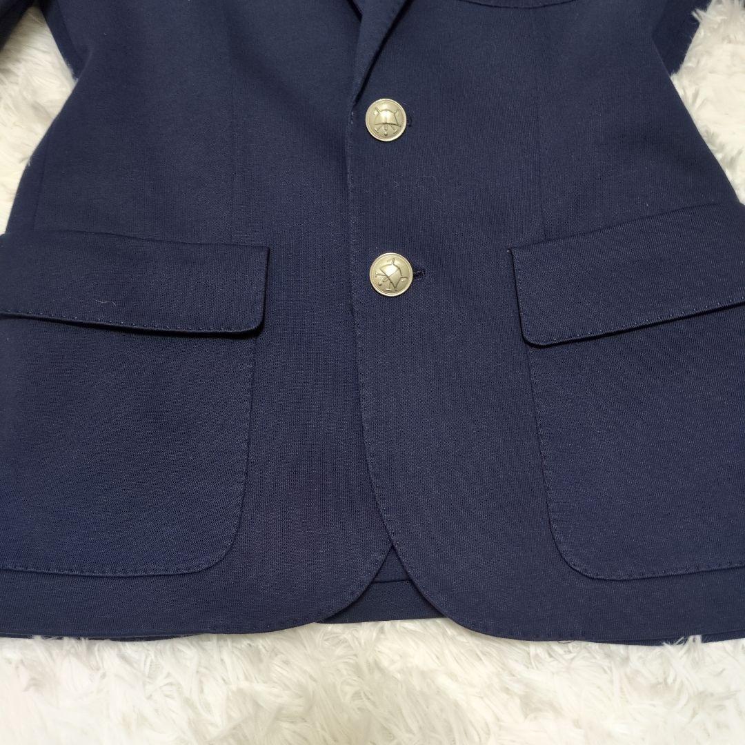 極美品　ラルフローレン　紺ブレザー 金ボタン　ワッペン　S　ネイビー