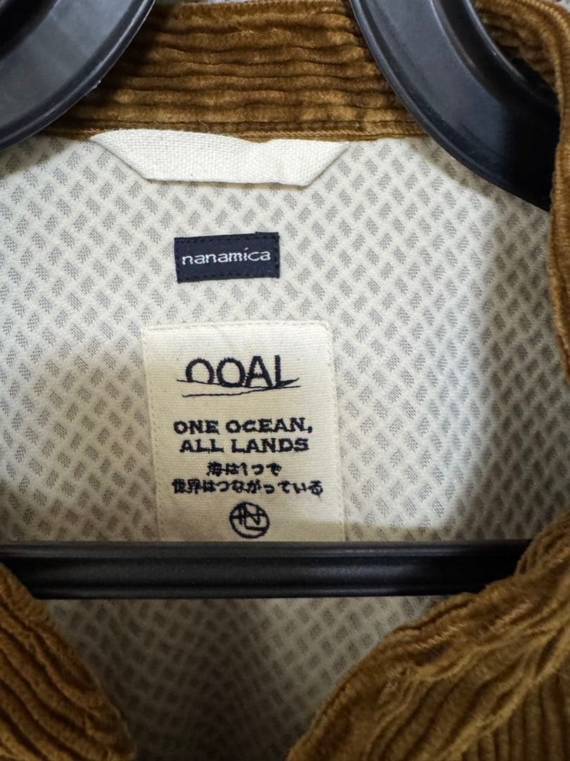 ナナミカCorduroy Band Collar Jacket SUAF286