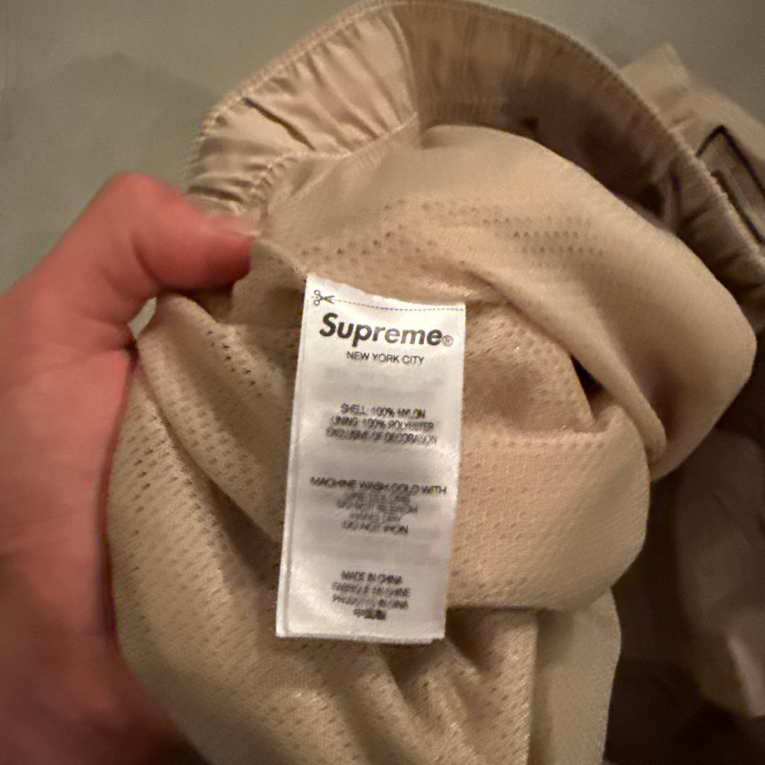 supreme ナイロンパンツ ベージュ M