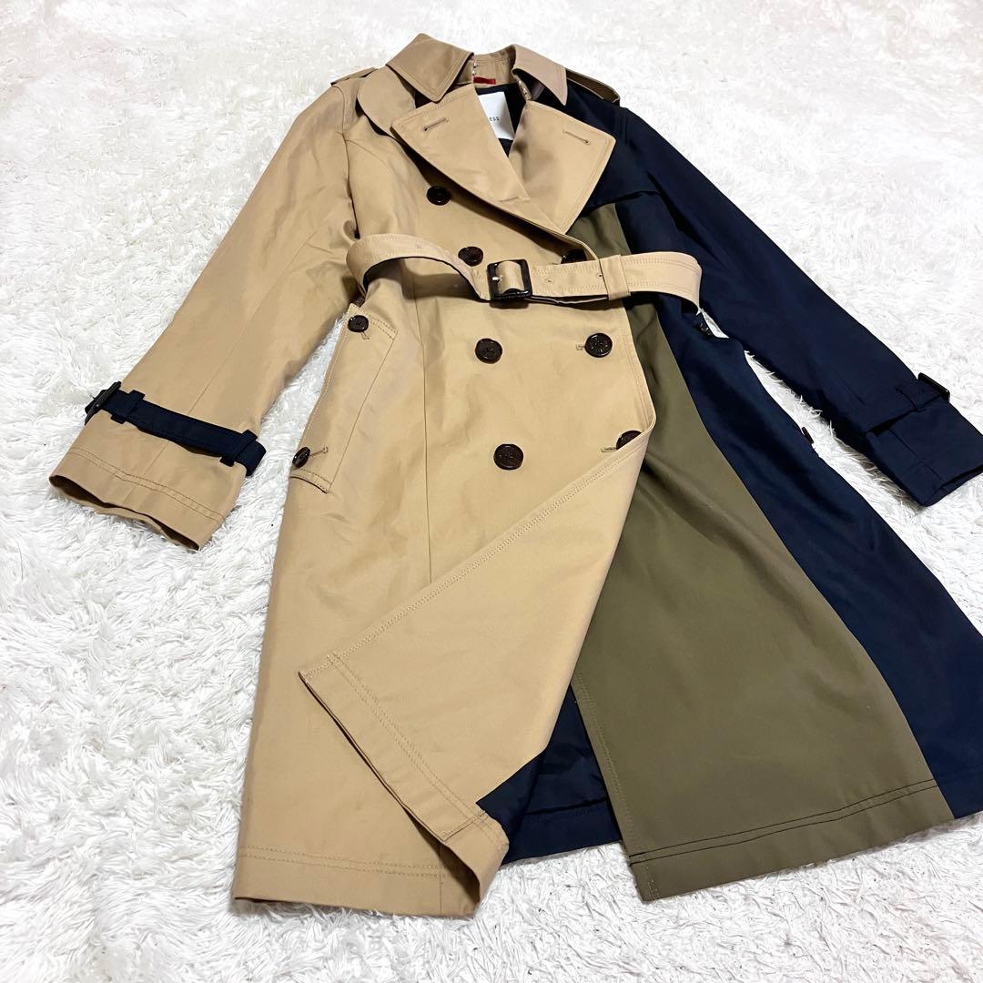 美品 LOVELESS ラブレス カラーブロック トレンチコート 平手友梨奈