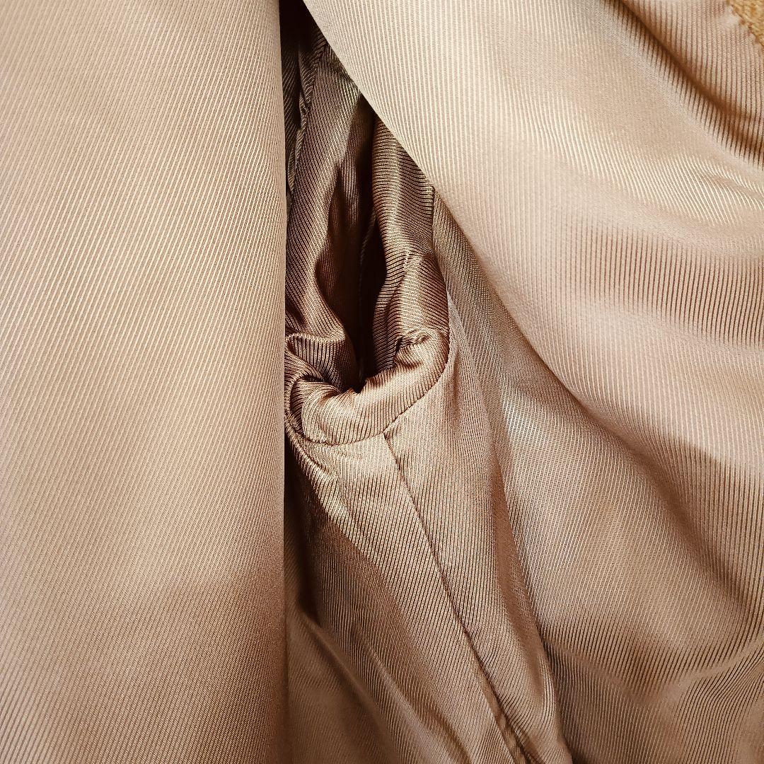 ミューズ ドゥーズィエムクラス メルトンウール ロングコート キャメル