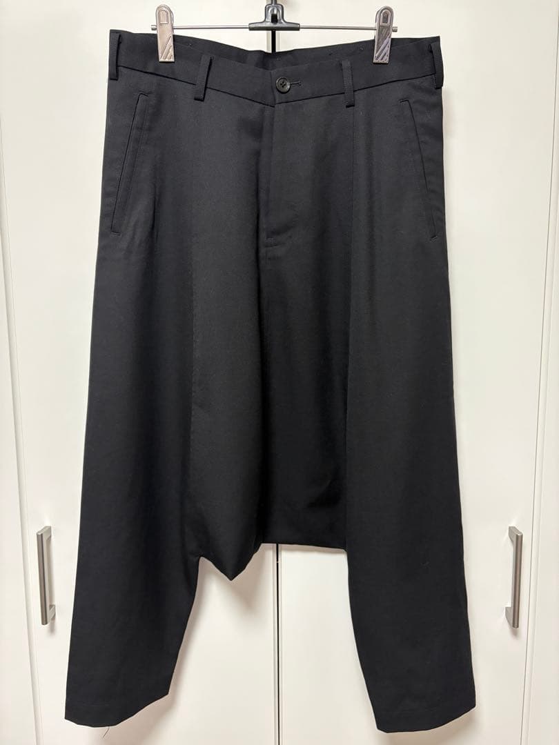 COMME des GARÇONS ブラック サルエルパンツ S
