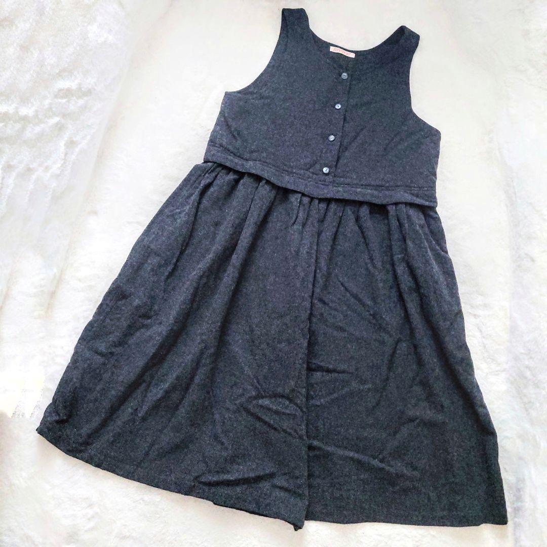 ISSEY MIYAKE オールインワン サロペット フレアパンツ グレー