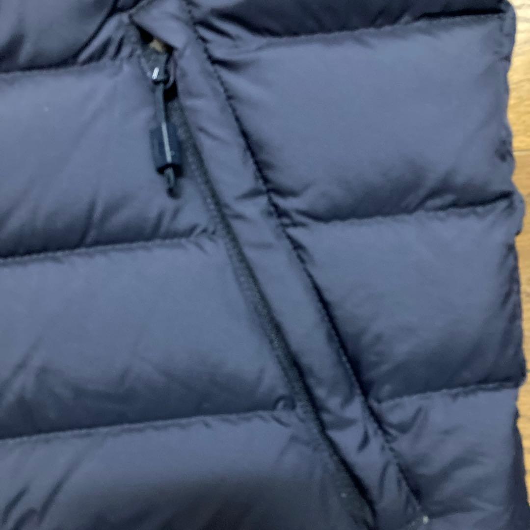 美品収納袋付きDANTON インナーダウン ベスト レディース クルーネック