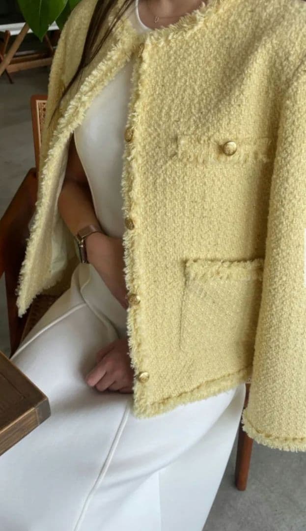 birthdaybash TWEEDFRINGE JACKETツイードジャケット