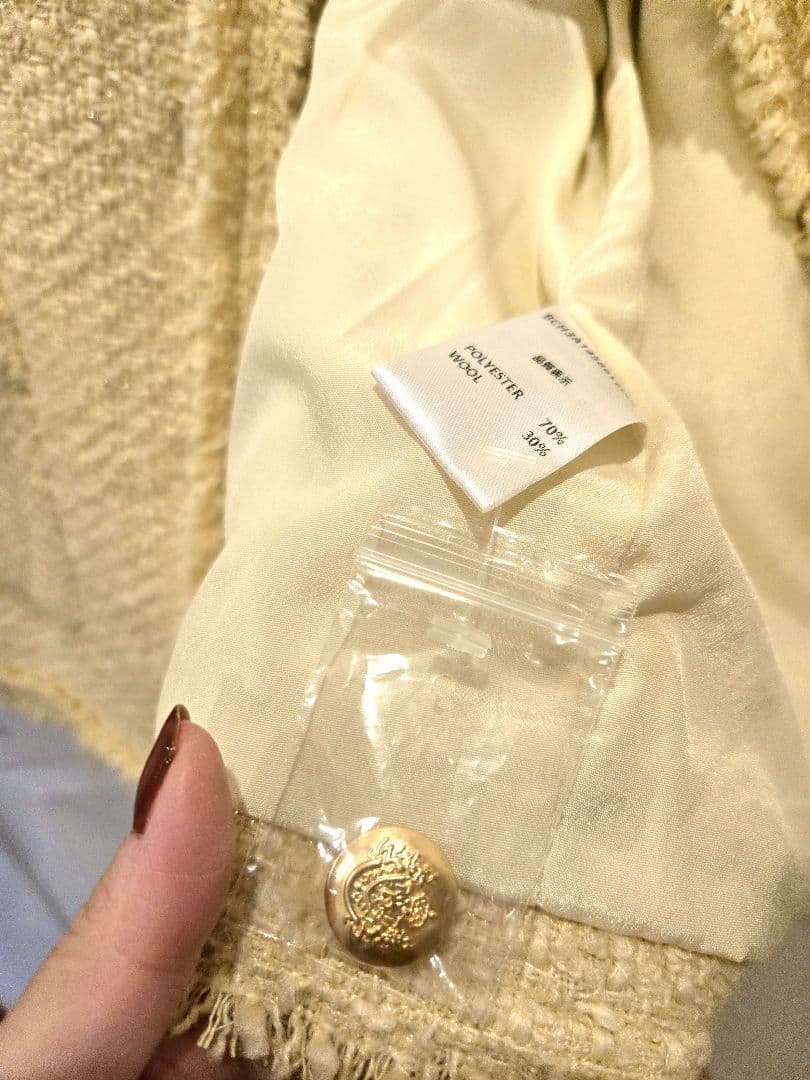 birthdaybash TWEEDFRINGE JACKETツイードジャケット