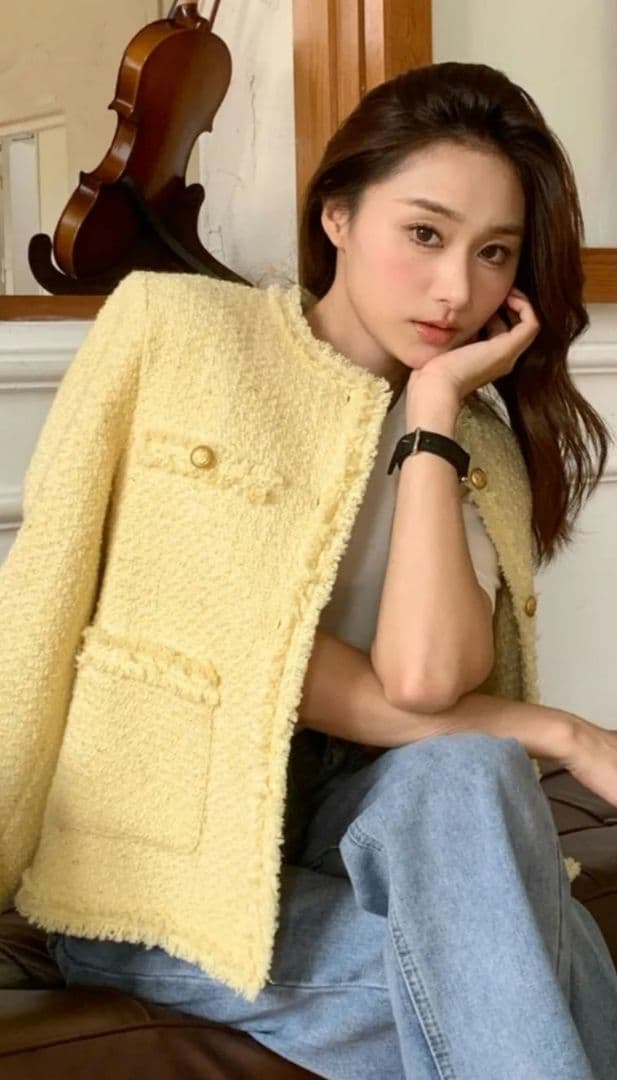 birthdaybash TWEEDFRINGE JACKETツイードジャケット