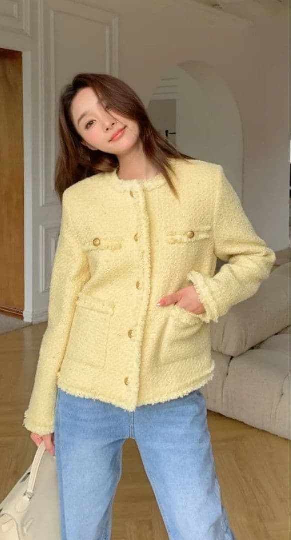 birthdaybash TWEEDFRINGE JACKETツイードジャケット