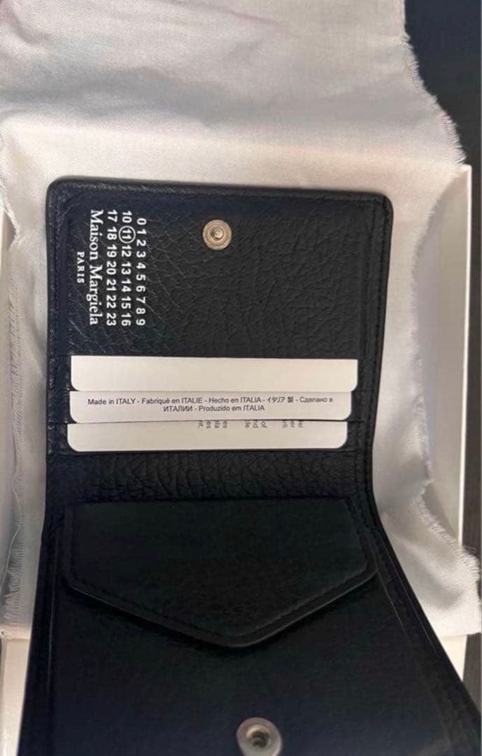 【新品】メゾン マルジェラ　レザー ポッパー ウォレットS56UI0140