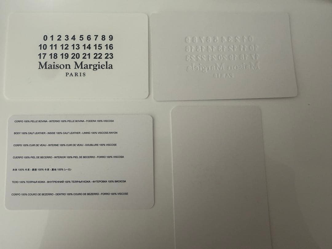 【新品】メゾン マルジェラ　レザー ポッパー ウォレットS56UI0140