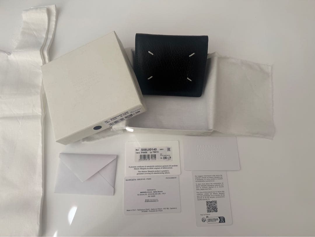 【新品】メゾン マルジェラ　レザー ポッパー ウォレットS56UI0140