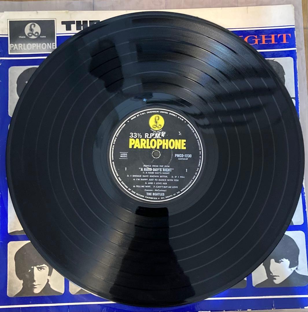 稀少オーストラリアオリジナルハードデイズナイトBeatlesビートルズレコード