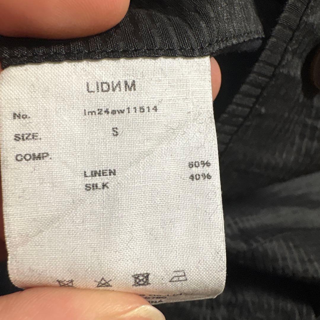 パンツ LIDNM SILK LINEN SUCKER FATIGUE PANTS S