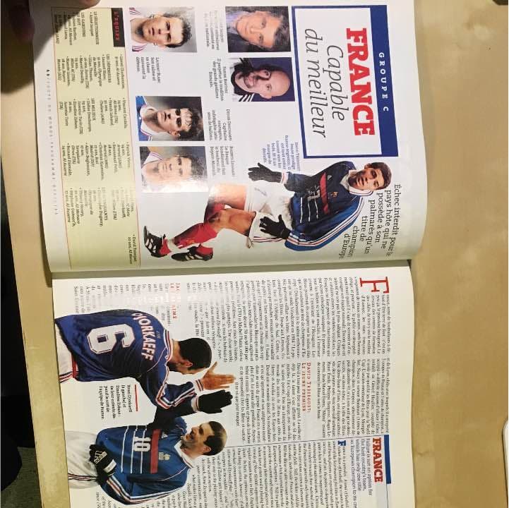 サッカーW杯 フランス大会 公式プログラム 現地版