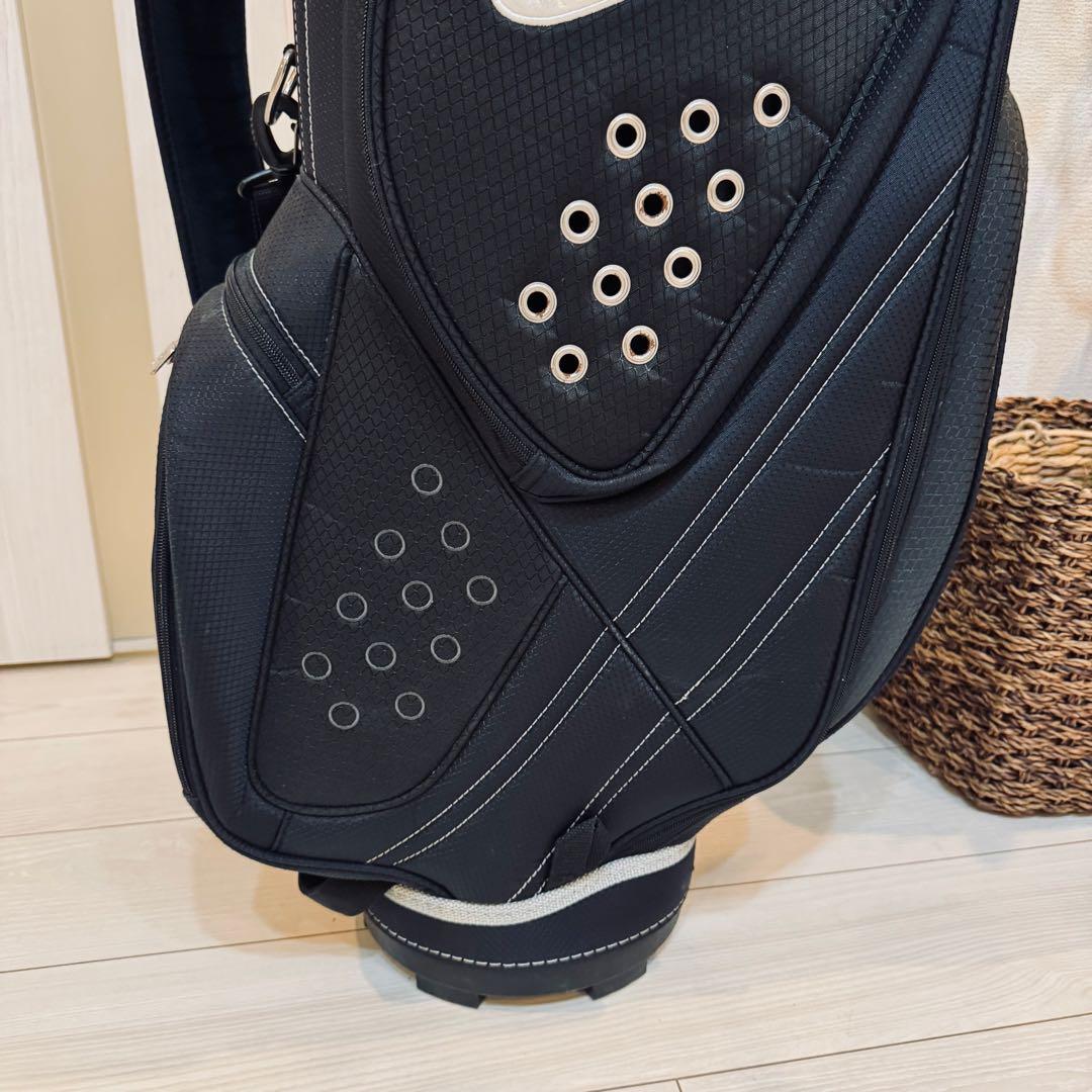 内*ま様 NIKE ナイキゴルフ キャディバッグ9型6分割 ブラック 軽量