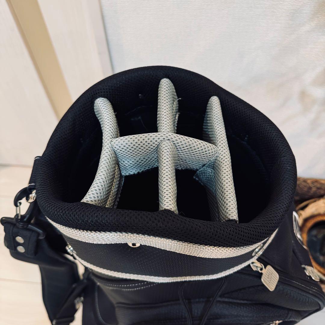 内*ま様 NIKE ナイキゴルフ キャディバッグ9型6分割 ブラック 軽量