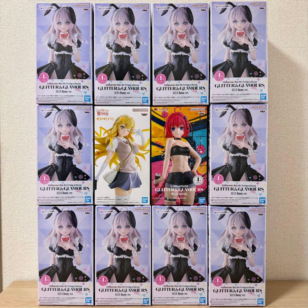 アーリャ 黒咲芽亜 食蜂操祈 フィギュア 12点セット