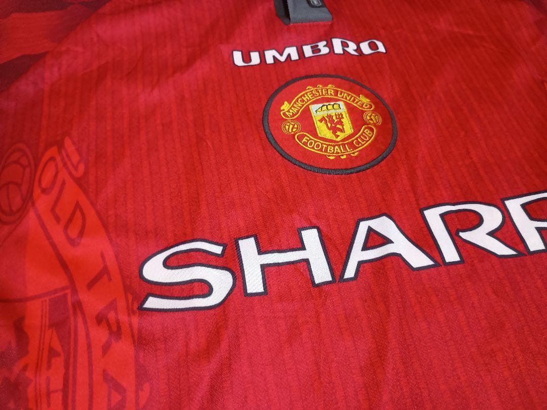 アンブロ　マンチェスターユナイテッド ベッカム　ユニフォーム上下セットumbro