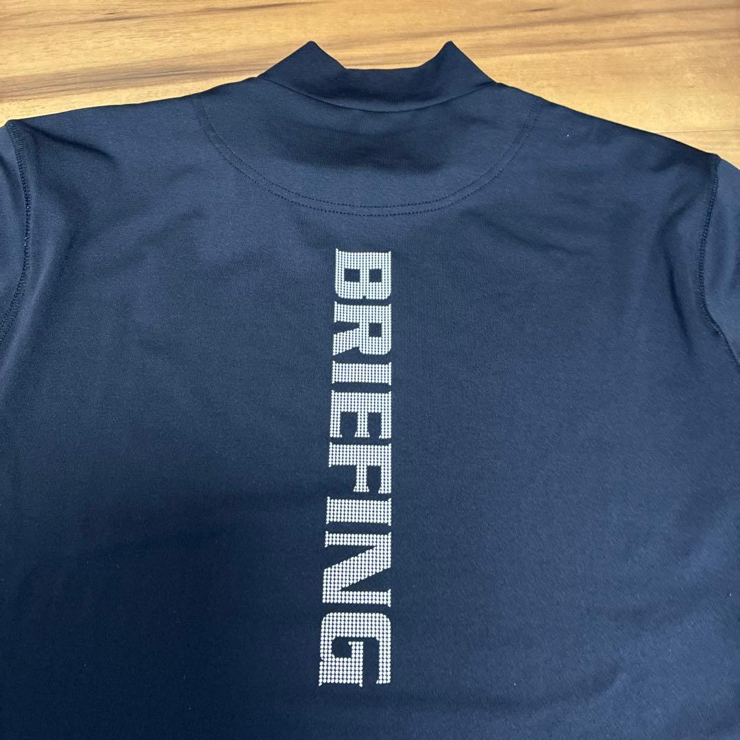【試着のみ】BRIEFING 両面プリント ハイネック モックネック トップス