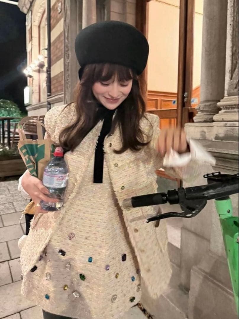 Bibiy. 25AW ELISE TWEED JACKET ツイードジャケット