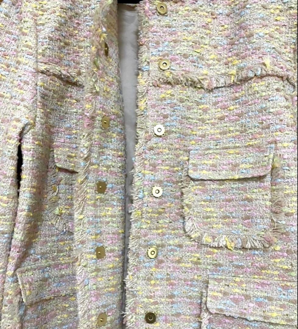 Bibiy. 25AW ELISE TWEED JACKET ツイードジャケット